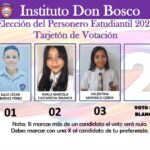 Elección de personero estudiantil 2022